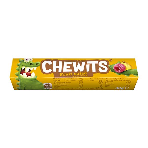 Chewits - Fruit Salad Sticks - 30g x 20 Pack