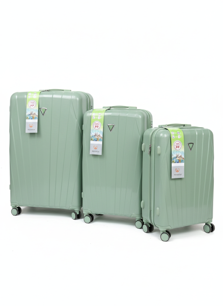 3-Pieces Modern Aesthetic Unbreakable Travel Luggage Set