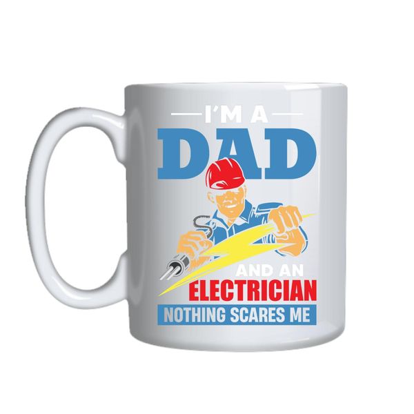 Electrician Dad Mug Gift Idea 137