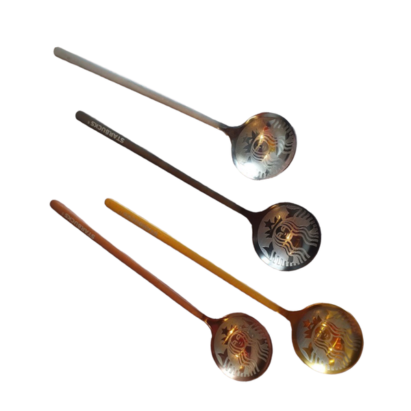 Starbucks Stirring Spoon Coffee Tea Spoon Dessert Spoon, Set of 4