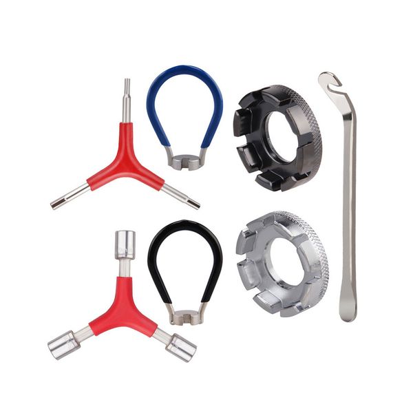 Bike Spoke Wrench Portable Bicycle Spoke Tool Kit Bike Rim Truing Tool