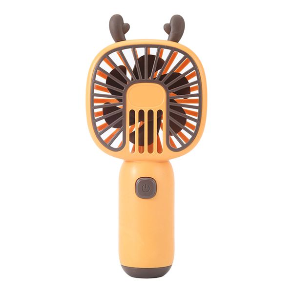 Cartoon Mini Handheld Fan Brown