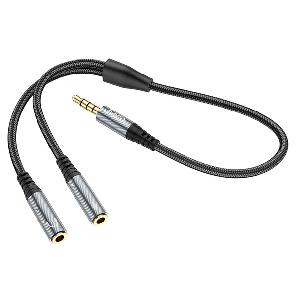 Hoco UPA21 3.5mm Male to Dual 3.5mm Female Audio Adapter