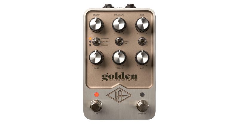 Universal Audio Golden Reverberator Guitar Pedal