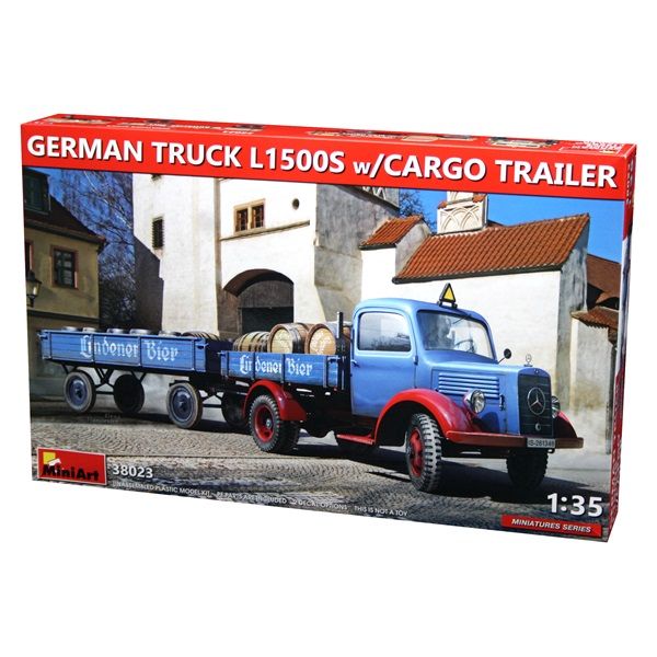 Miniart38023 1/35 L1500S W/Cargo Trailer