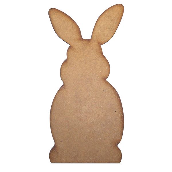 Bunny - MDF Laser Cut Shapes -150x70x3mm