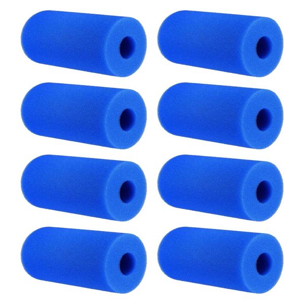 8Pcs Foam Filter Sponge for Type a Reusable Washable Swimming