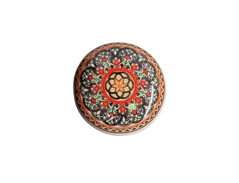 Orange Themed Ceramic Drawer/Cabinet Knobs image