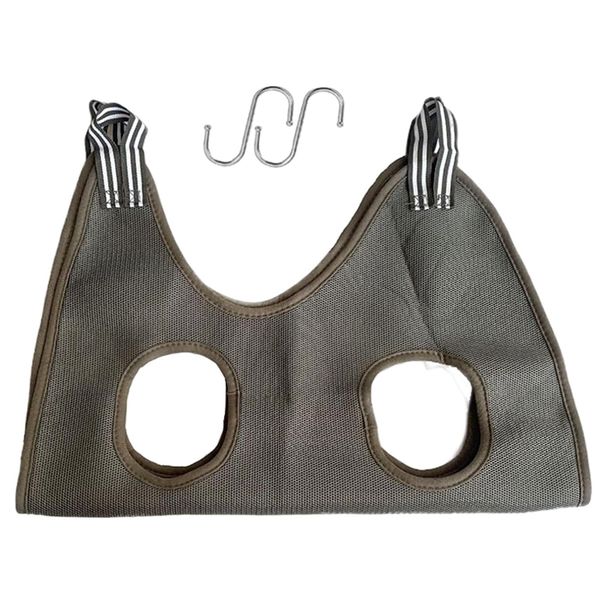 Pet Grooming Hanging Restraint Grey Hammock for Dogs &amp; Cats