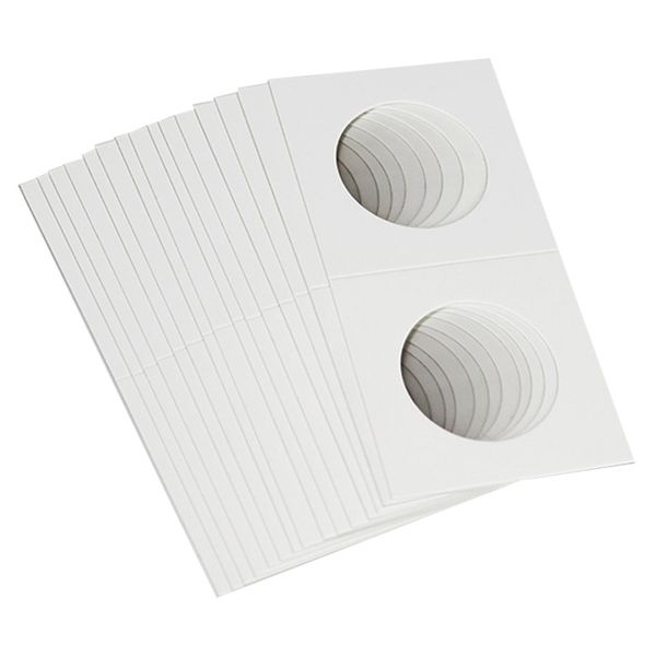 100PCS Square Cardboard Coin Holders Coin Supplies Coin Album