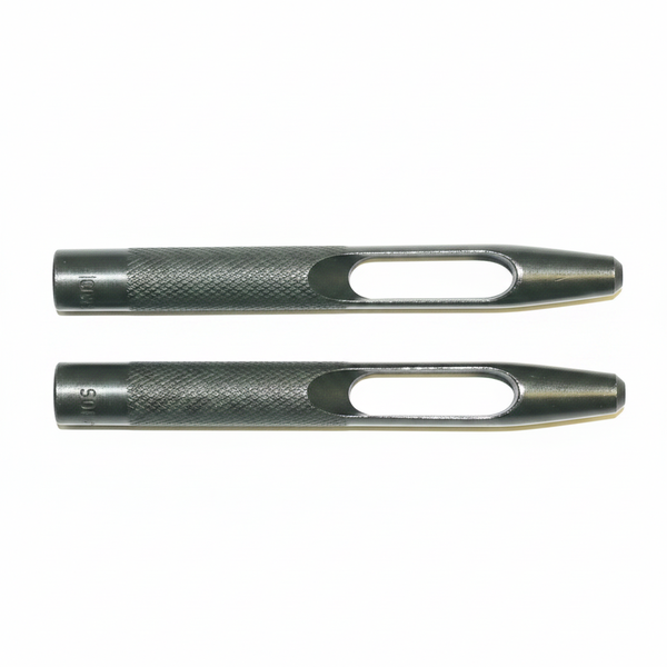 Krafft 5mm Leather Belt Punch Tool - Durable Metal Construction - 2 Pack