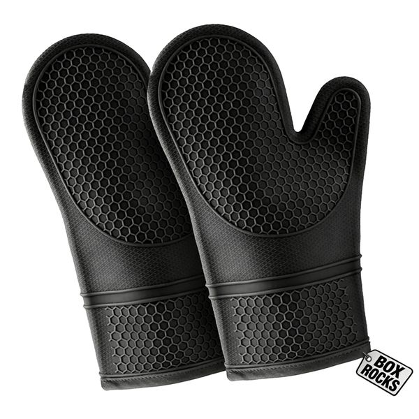 Silicone Oven Gloves Glove for Barbecue Kitchen Baking Microwave - 1 Pair