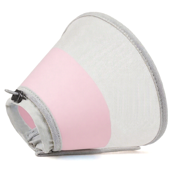Pink Soft Cat Cone Collar for Recovery, Anti-Lick, Waterproof Mesh