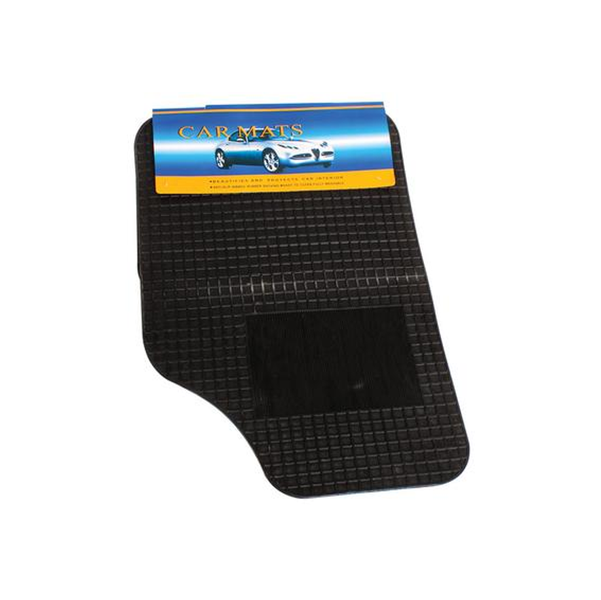 Rubber 4 Piece Car Mat Set
