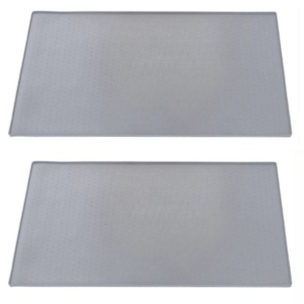 Pet Non-Slip Waterproof Large Leak-Proof Silicone Feeding Mat-2PCS