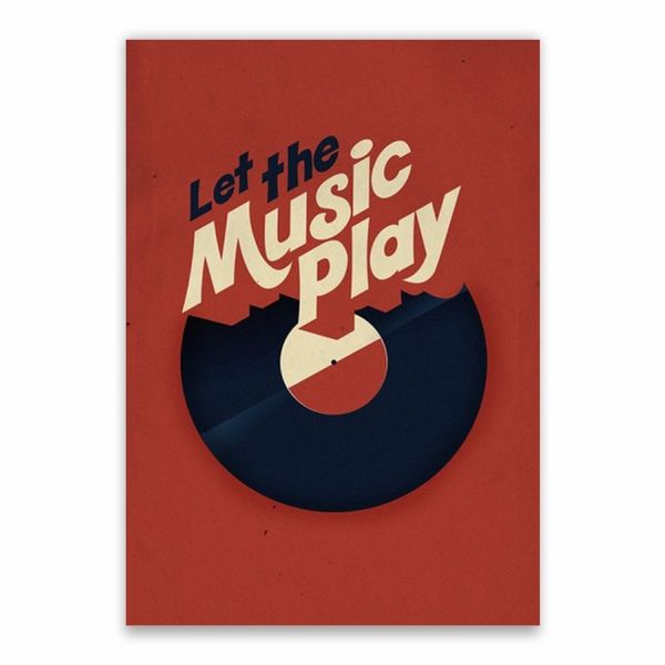 Let The Music Play Poster - A1