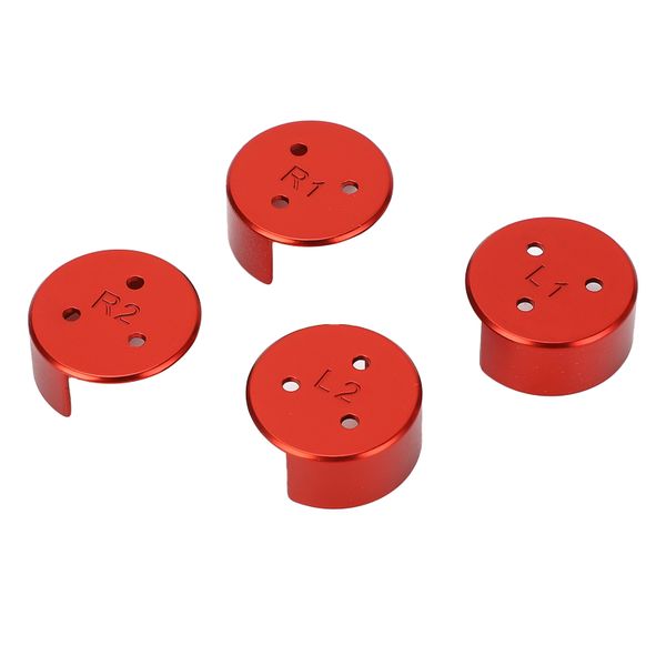 4-Pack Avata 2 Motor Covers - Aluminum Alloy (Red)
