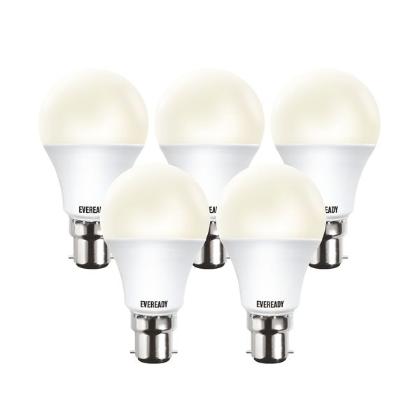 Eveready - LED A60 9W Bayonet - Pack of 5