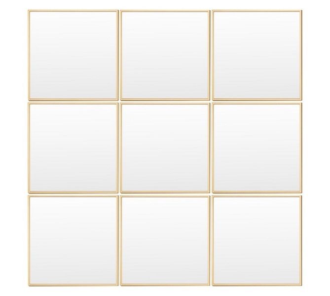 Brisbane 9 Piece Mirror - Gold