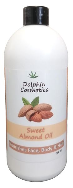 Dolphin Cosmetics Sweet Almond Oil Refined Organic 500ml
