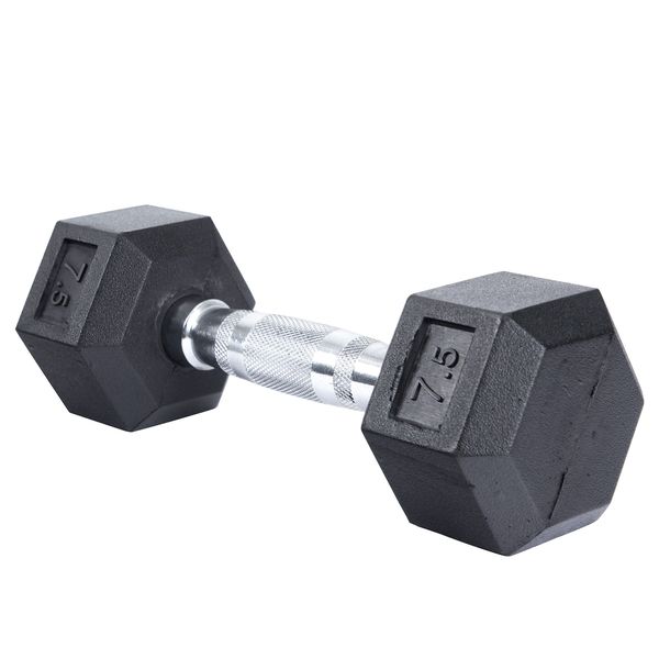 Rubber Hex Dumbbell
