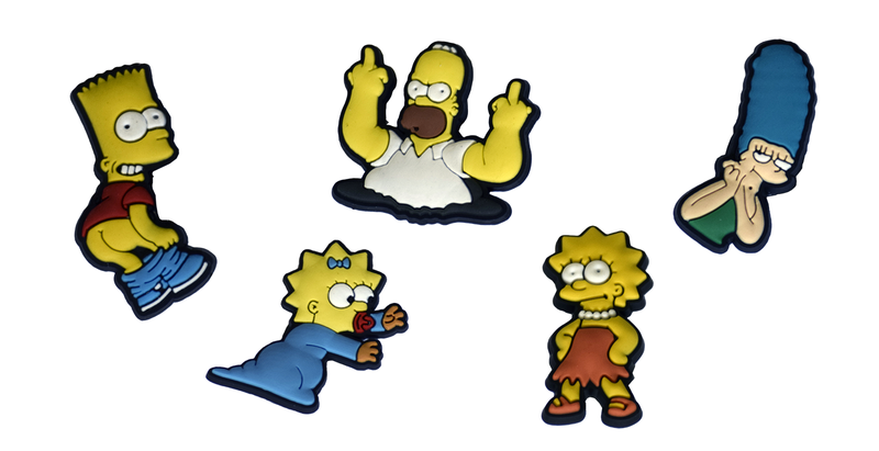 The Simpsons Shoe Charms