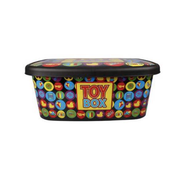 SD Homeware- Decorated Storage Box Flat 18L