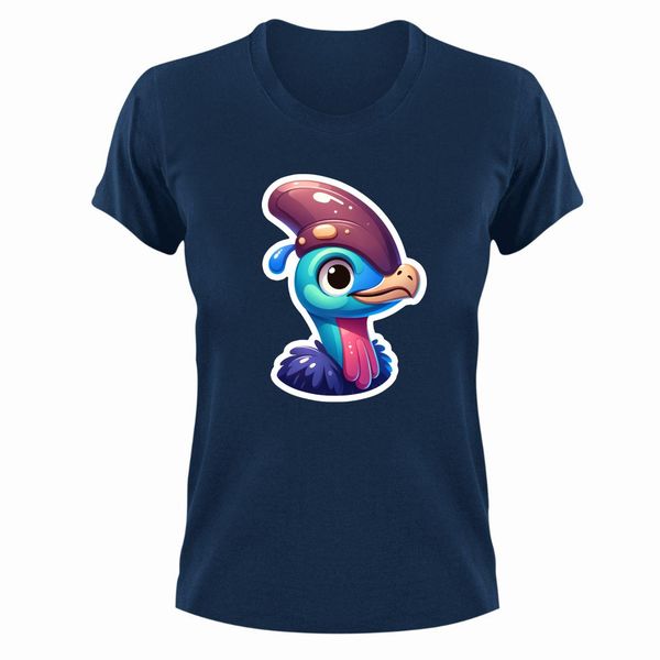 Cassowary T-Shirt Gift Navy Christmas Birthday Present 322
