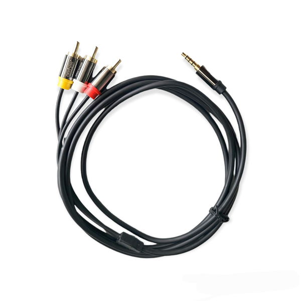 Aerbes AB-S054 3.5mm Jack To 3 RCA Male Plug Stereo Audio Video Cable