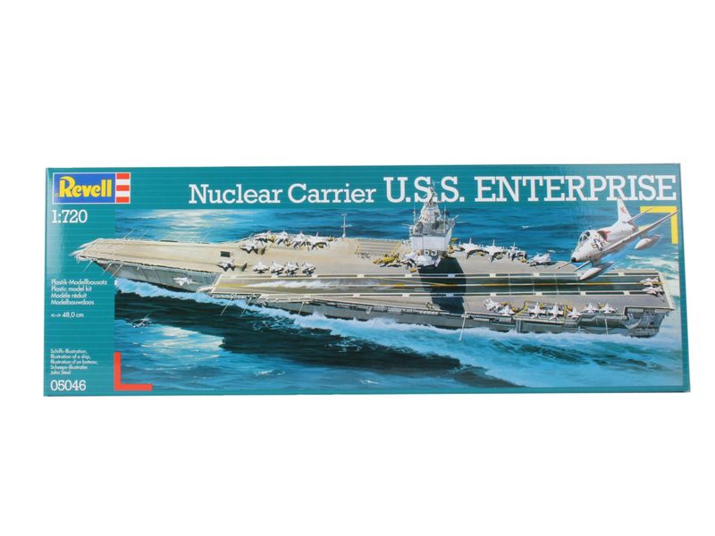 Revell 1/720 Nuclear Carrier "U.S.S. Enterprise" CVN-65 Plastic Model Kit