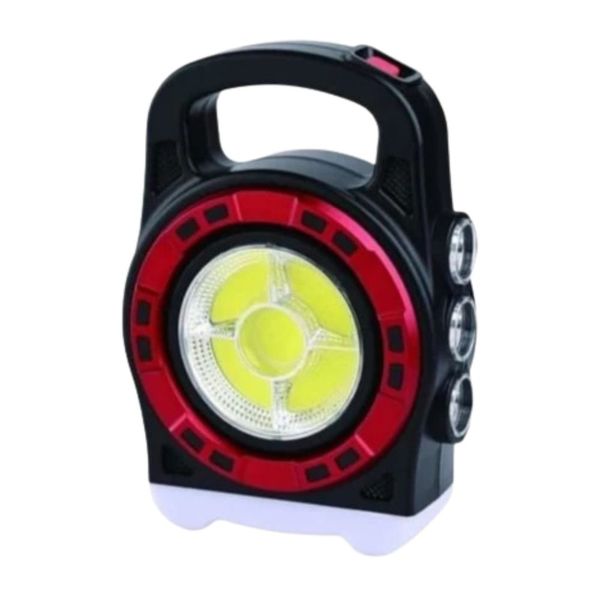 20W Solar Powered Portable LED Emergency Light with USB Charging