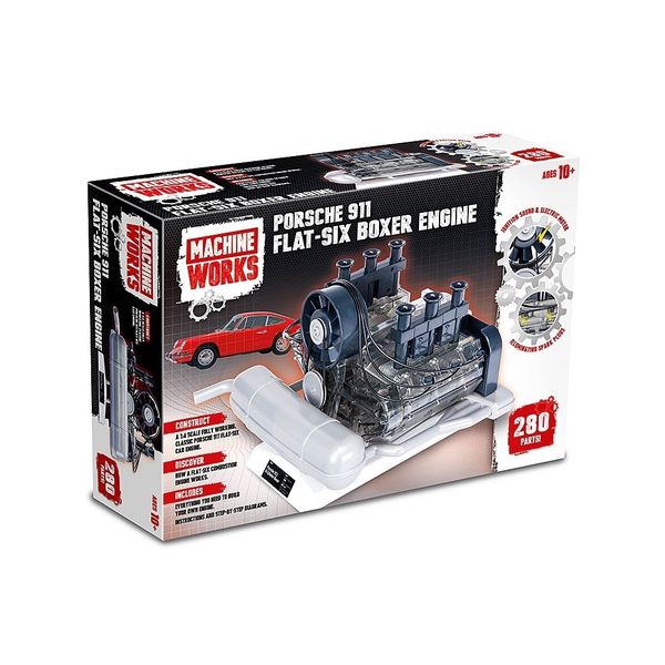 Machine Works Porsche 911 Flat six Engine Plastic Model Kit