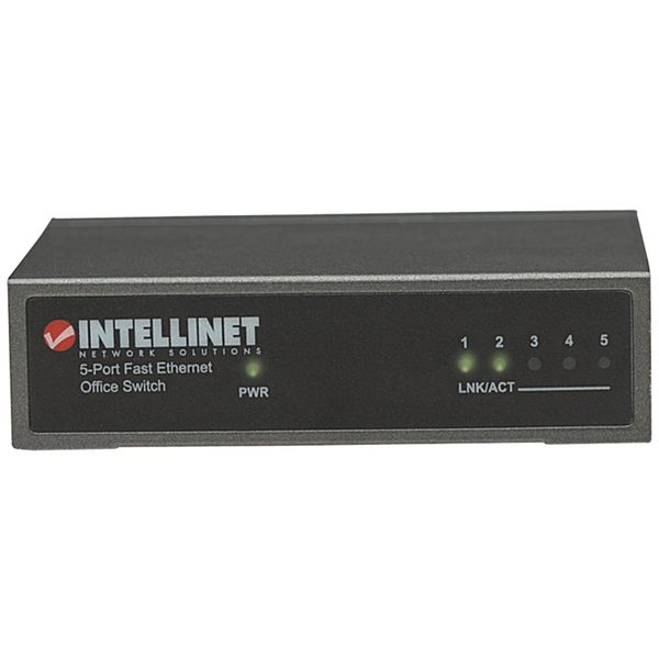 Intellinet 5 Port 10/100Mbps Desktop Metal Case