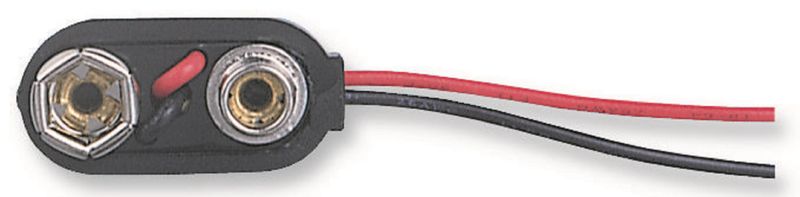 Multicomp Pro (440006P) Battery Contact, PP3 (9V), Wire Leads, Copper