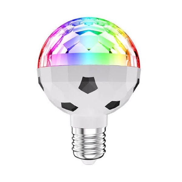 RGB LED Color Changing &amp; Rotating Light bulb
