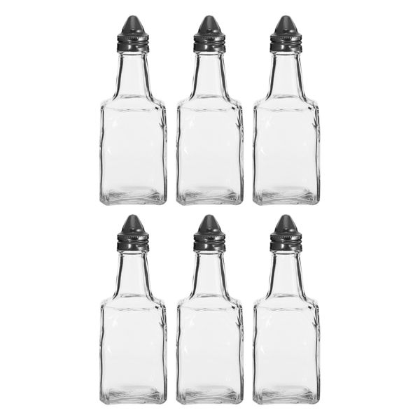 Regent Square Base Oil &amp; Vinegar Glass Bottle 6 Pack, 200Ml (148X54X54Mm)