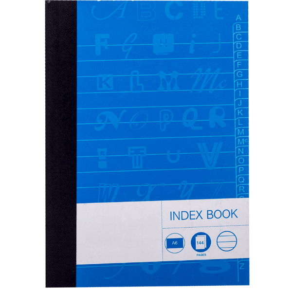 144 pages A6 Memo Books Indexed A-Z (Pack of 3)