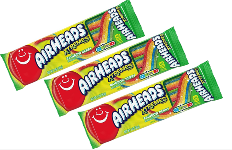 Airheads Xtremes Candy pack of 3 x 57g
