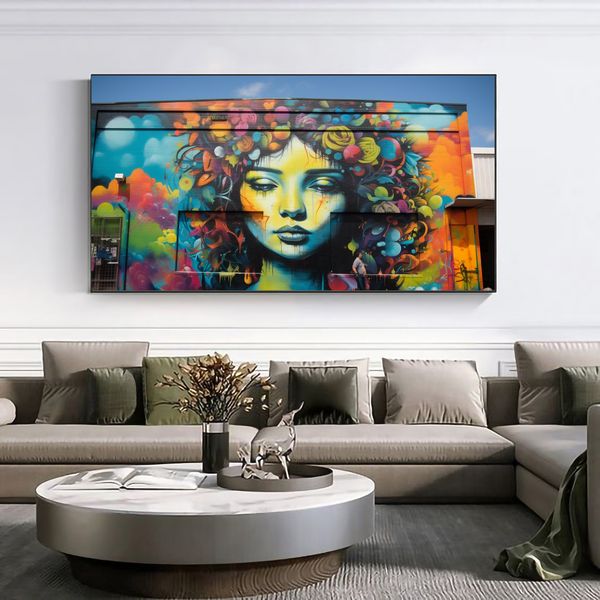 Canvas Wall Art - Street Art Mural - 0302