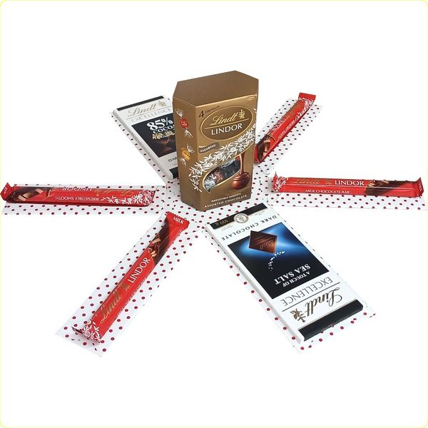 Dark &amp; Sweet Swiss - Chocolate Explosion Box - Gift Hamper
