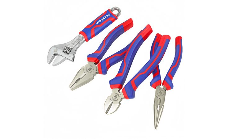 WORKPRO 4PC Pliers &amp; Wrench Set