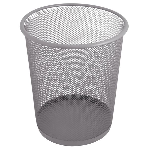 Marco Wire Mesh Trash Can - Silver