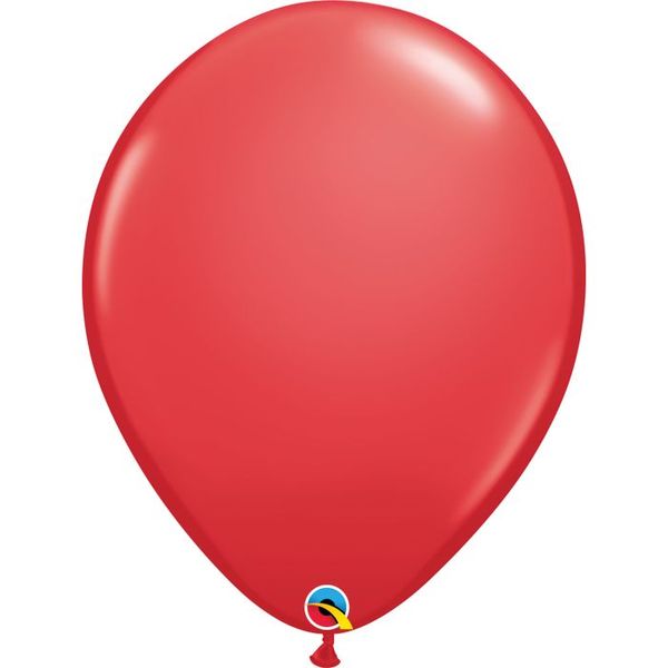 16 Inch Latex Plain Round Red