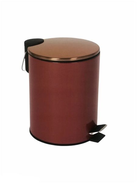 DP-5 LTR MAROON PEDAL BIN-Soft Close