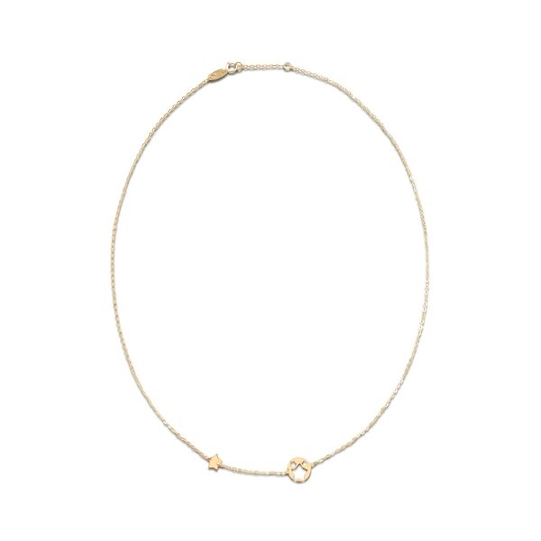 Star Charms Necklace in 9ct Gold