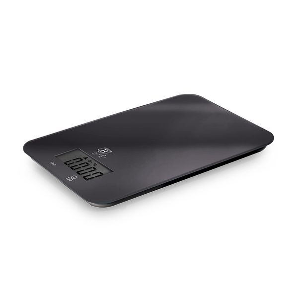 Berlinger Haus Digital 5kg Tempered Glass Kitchen Scale - Carbon Pro