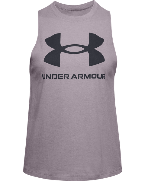 Under Armour Women's Sportstyle Graphic Tank - Steel Medium Heather