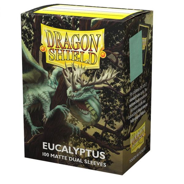Dragon Shield Eucalyptus 'Lehel' Matte Dual Sleeves