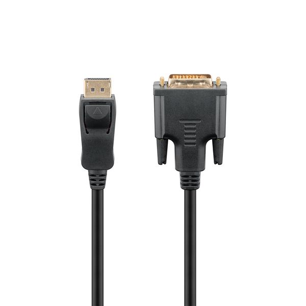 Goobay DisplayPort to DVI-D Adapter 2m Gold-Plated Cable