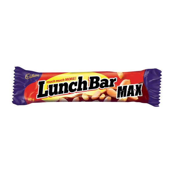 Cadbury Lunch Bar Max 57 g (Pack of 30) - Milk Chocolate with Wafer